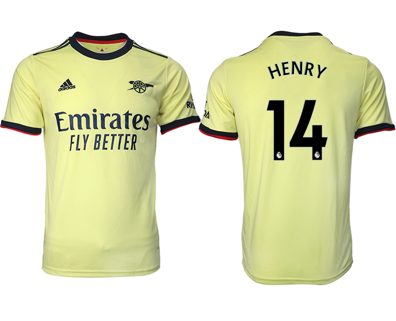 Men 2021-2022 Club Arsenal away aaa version green #14 Soccer Jersey->arsenal jersey->Soccer Club Jersey